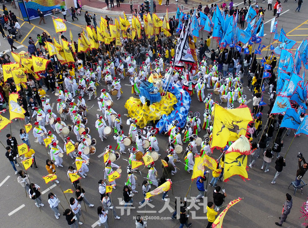 와룡문화제 축제 모습.
