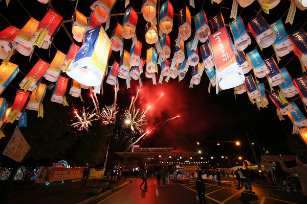 2019년 사천시농업한마당 축제 모습.
