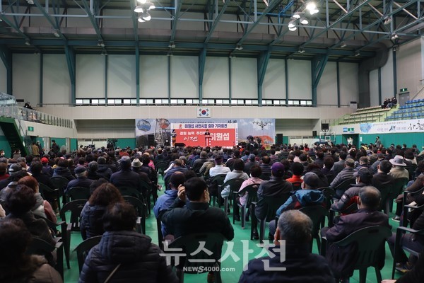 지난 3월 19일 이원섭 예비후보 출마 기자회견 모습. 