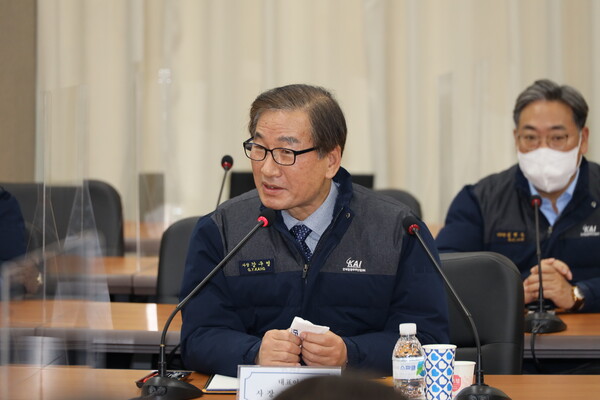 강구영 한국항공우주산업(주)(이하 KAI) 사장 취임 후 첫 언론간담회가 지난 12월 20일 KAI 개발센터 대회의실에서 열렸다.