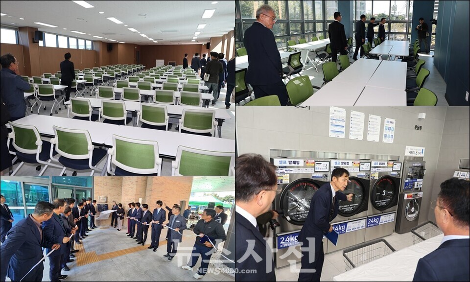 사천시 산업단지 복합문화센터 개관식은 지난 20일 열렸다.