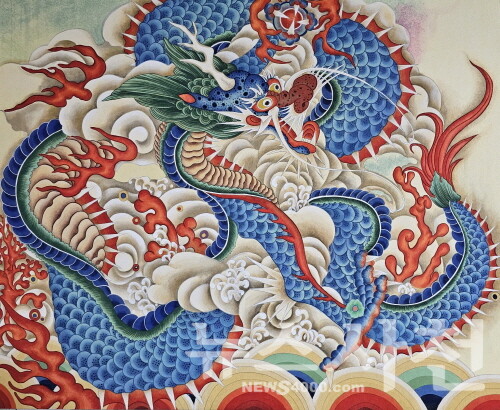 사천미술관이 2024년 첫 기획전시로 1월 15일부터 2월 15일까지 ‘청룡(靑龍)의 출현 전(展)’을 연다. (이미지=사천문화재단)
